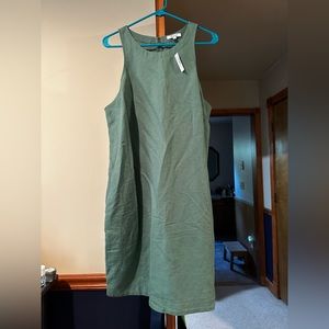 Madewell Linen Tank Dress NWT